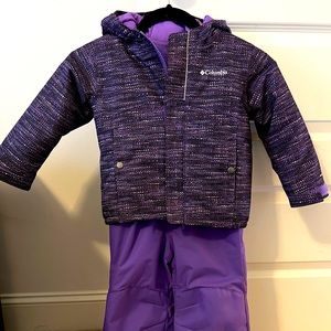Columbia 3T snow bibs and jacket